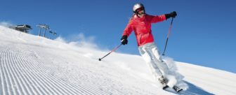 skiing