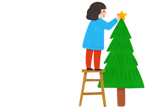 decorating tree
