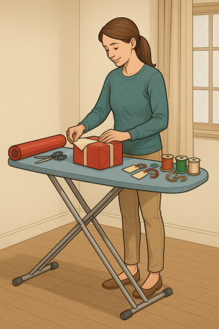 wrapping presents